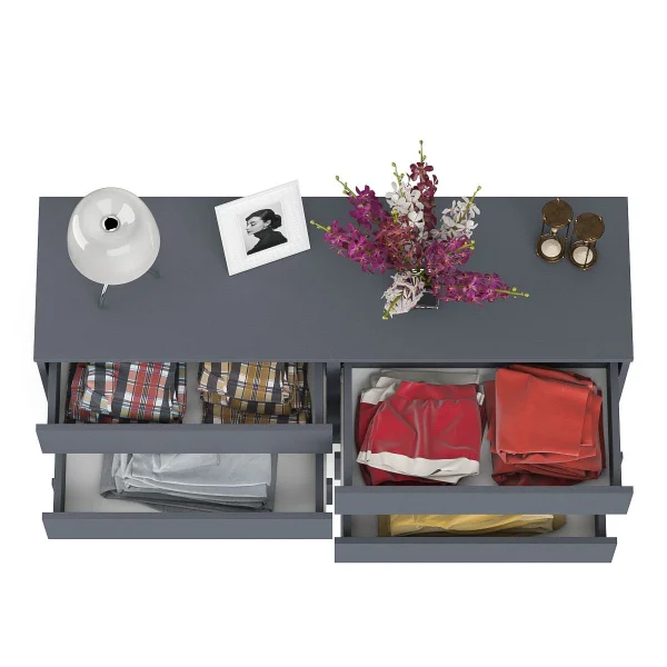 Комод на шесть ящиков МК 1380.6 графит