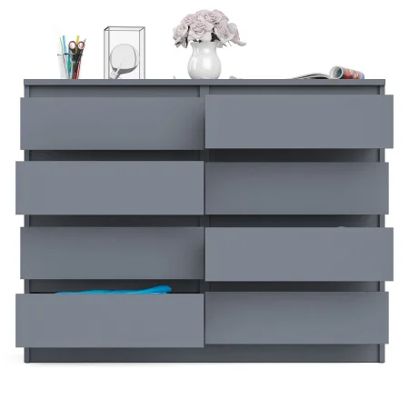 Комод восемь выдвижных ящиков МК 1200.8 графит