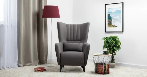 Кресло для отдыха Феличе ТК 530 Велутто 19 темно-серый