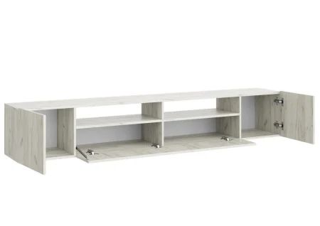 Тумба под ТВ Соло-16 дуб крафт белый