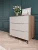 Комод Роза 900 орех франклин/бежевый скин тренто