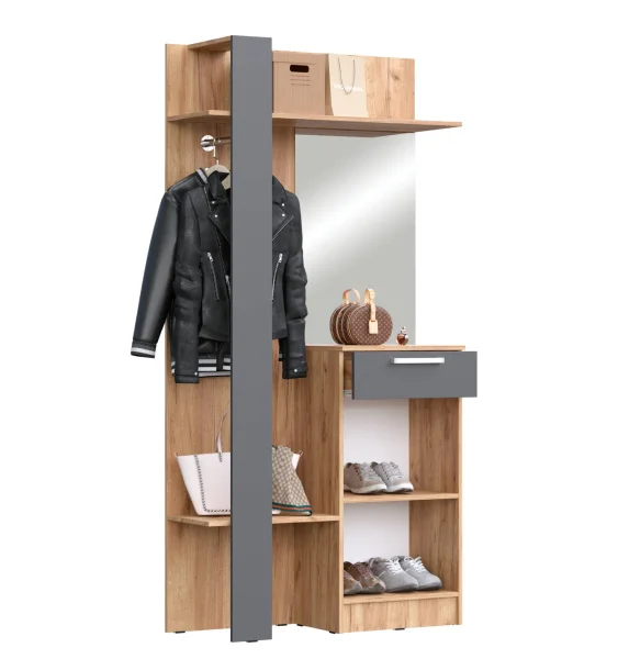 Прихожая Мартина дуб крафт/графит