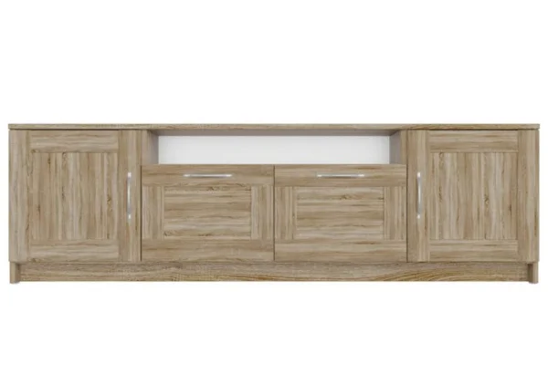 Тумба Сириус 2 двери и 2 ящика дуб сонома (156х47)