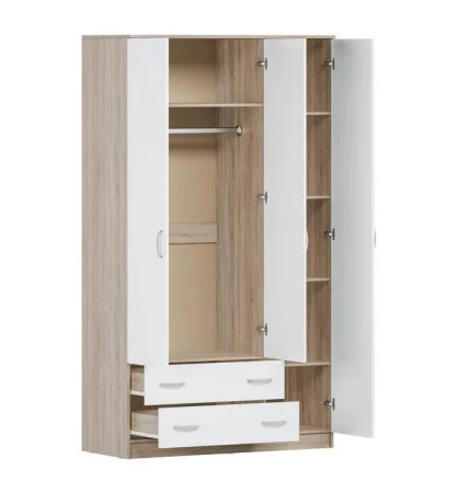 Шкаф Комфорт-10 дуб сонома/белый