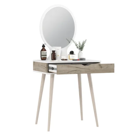 Трюмо 4-25912 белый/дуб крафт серый