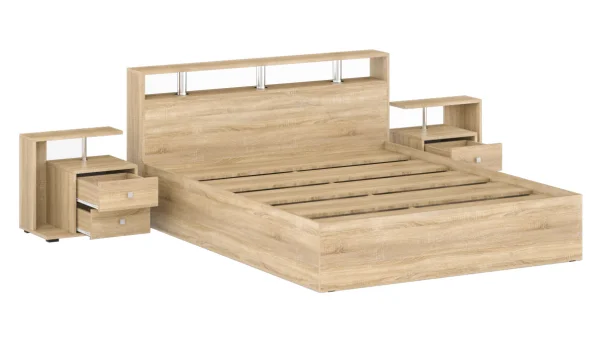 Спальня Камелия дуб сонома