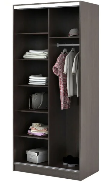 Шкаф-купе Альянс 1.0 венге