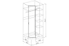 Шкаф угловой Токио венге/бодега