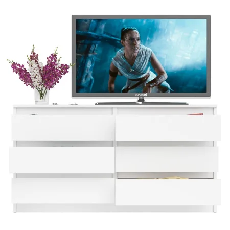 Комод на шесть ящиков МК 1380.6 белый