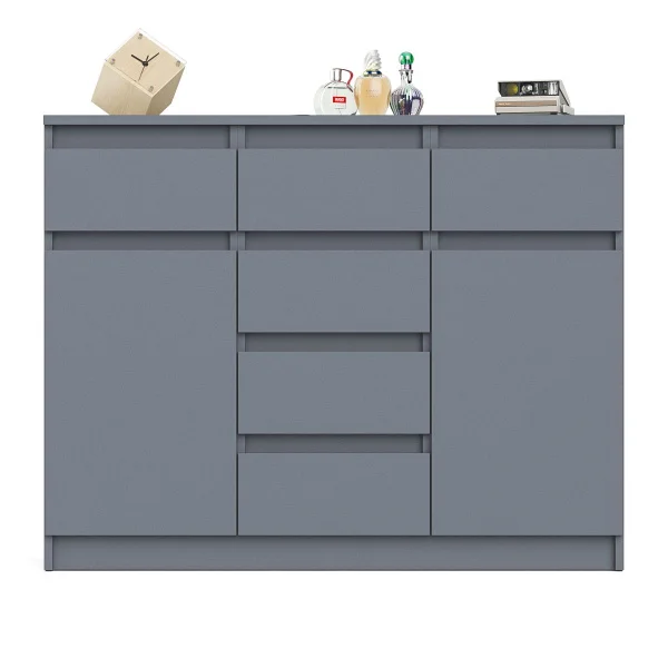 Комод с ящиками и дверками МК 1200.4 графит