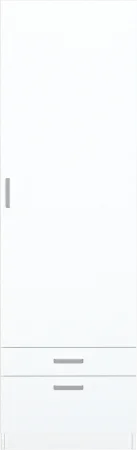 Шкаф 14.11 белый (серия сонома)