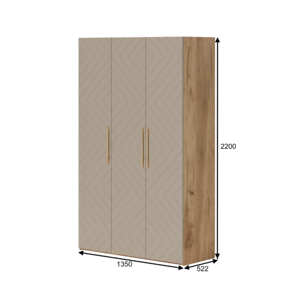 Шкаф Ньерд 1350 дуб вотан/ива пепельная