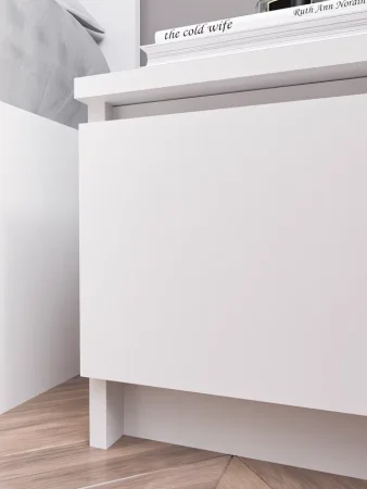 Тумба прикроватная Мори ТПМ 400.1 белый