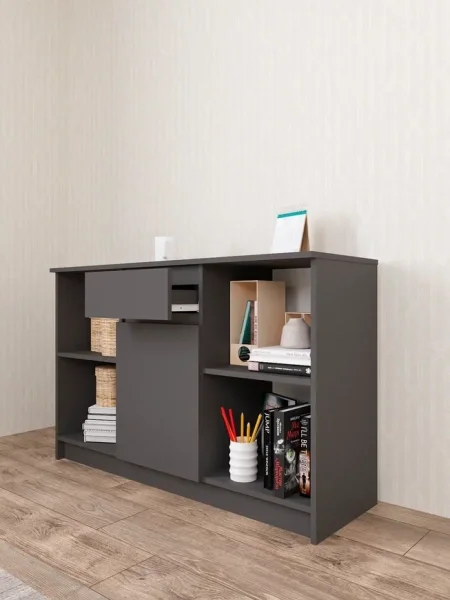 Тумба под телевизор Мори МТВ 1204.1 графит Тумба под телевизор Мори МТВ 1204.1 графит