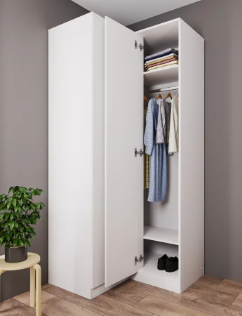 Шкаф угловой Мори МШУ 940 белый