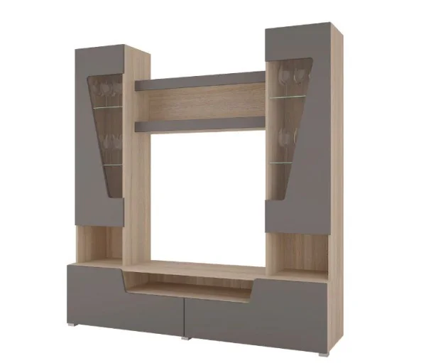 Гостиная Анталия-2 дуб сонома/графит софт