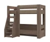 Кровать двухъярусная Симба ясень шимо темный/кофе с молоком