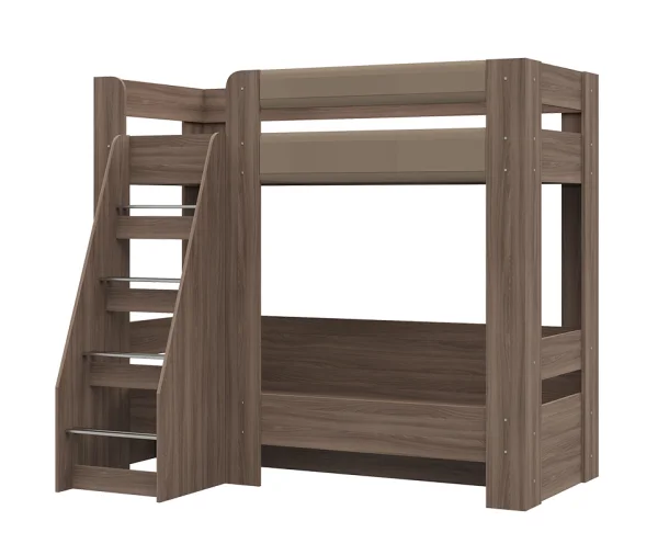 Кровать двухъярусная Симба ясень шимо темный/кофе с молоком