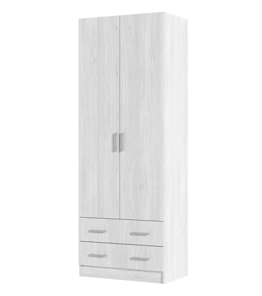 Шкаф 2-х створчатый Дуэт ясень анкор светлый