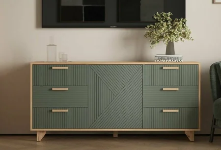 Комод Ньерд 1500 дуб вотан/можжевельник