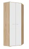 Шкаф угловой Италия ШУ-800 дуб сонома/белый глянец