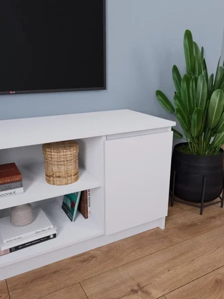 Тумба под телевизор Мори МТВ 1200.1 белый Тумба под телевизор Мори МТВ 1200.1 белый