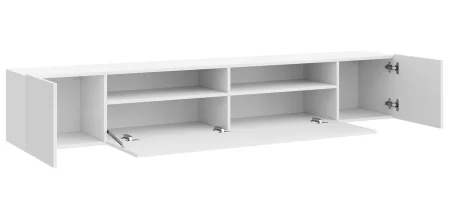 Тумба под ТВ Сканди белый глянец