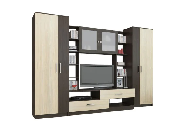 Гостиная Берта-1 венге/дуб белфорт