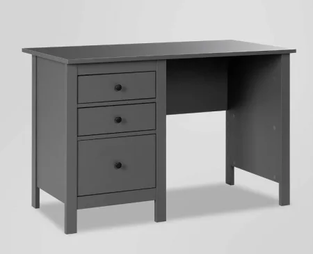 Стол письменный Сага серый
