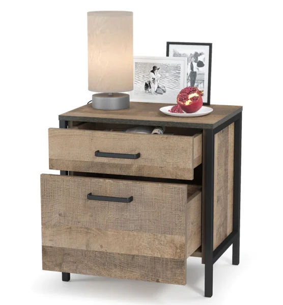 Тумба прикроватная Трувор 13.290 дуб гранж песочный/интра