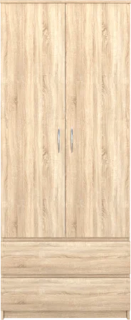 Шкаф с ящиками Б 5.011 дуб сонома (серия без ручек)