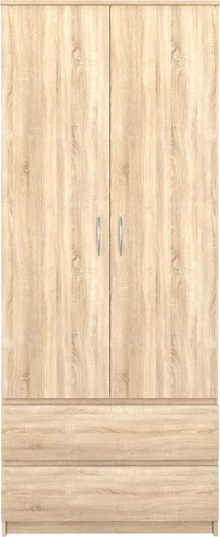 Шкаф с ящиками Б 5.011 дуб сонома (серия без ручек)