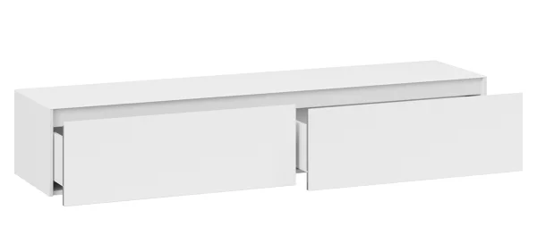 Тумба для теле и радиоаппаратуры Глосс белый глянец