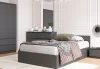 Кровать полутороспальная Мори КРМ 1200.1 графит