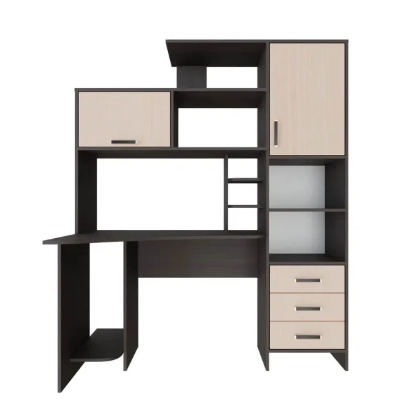 Стол компьютерный №6 венге/дуб млечный