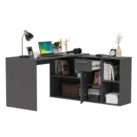 Стол письменный Лайт 03.245.01 тёмно-серый