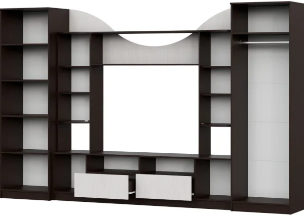 Гостиная МГС-8 венге/ясень анкор светлый