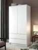 Шкаф двухдверный Мори МШ 900.1 белый