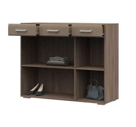 Комод Симба ясень шимо темный/кофе с молоком