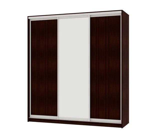 Шкаф-купе трехдверный Мираж 20.1 с зеркалом венге