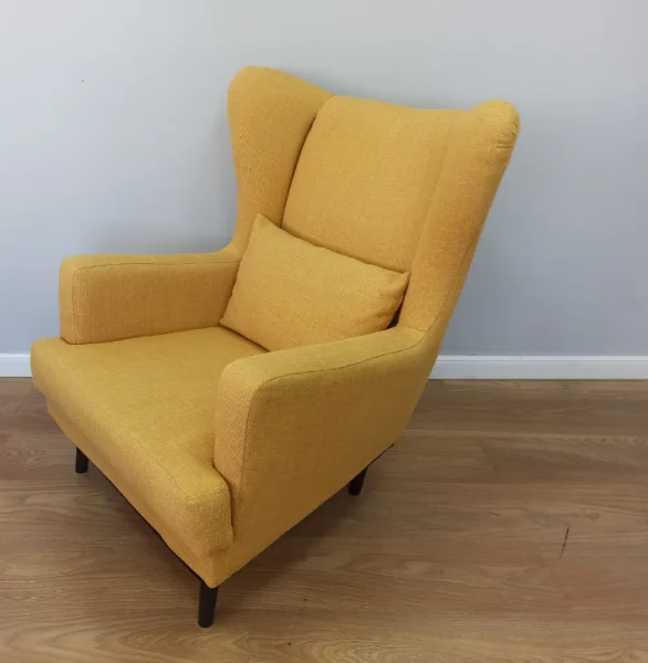 Кресло Томас горчичный (рогожка Милана-11)