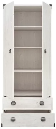 Шкаф с полками Индиана JSZF2D2S сосна каньон