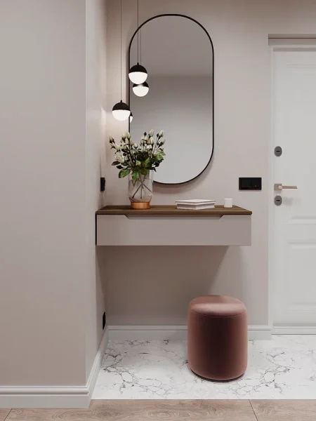 Тумба подвесная Роза 900.2 орех франклин/бежевый софт тренто