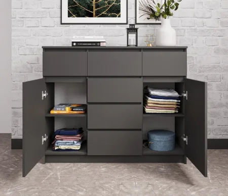 Комод Мори МК 1200.4 графит