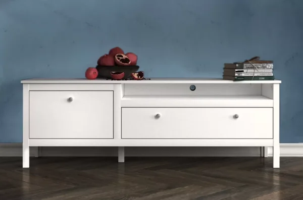 Тумба под телевизор Ева (Хельга) RTV1D1S белый