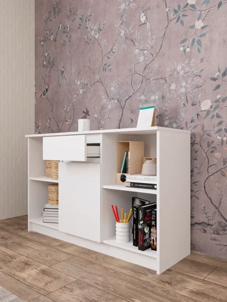 Тумба под телевизор Мори МТВ 1204.1 белый Тумба под телевизор Мори МТВ 1204.1 белый