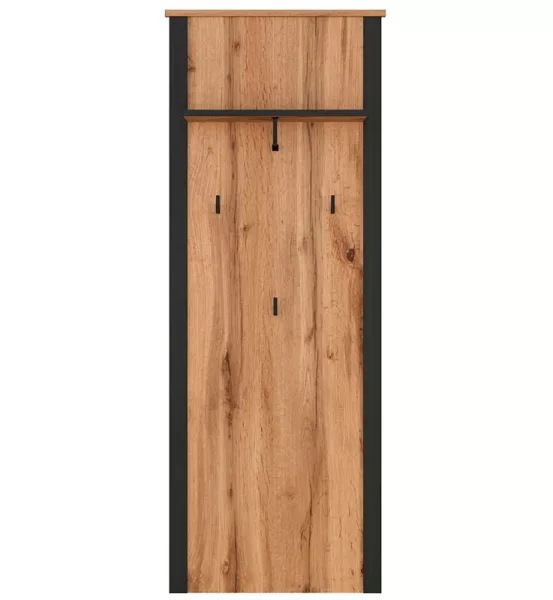 Вешалка Лофт WIE/55 дуб вотан/черный Вешалка Лофт WIE/55 дуб вотан/черный