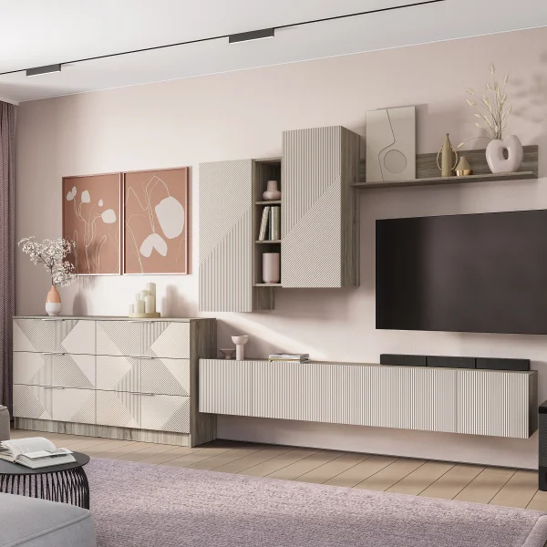 Шкаф навесной Эмилия ШКН-03 дуб смоки/айриш