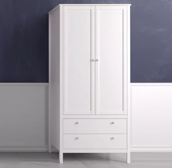 Шкаф Ева (Хельга) SZF2D2S/90 белый