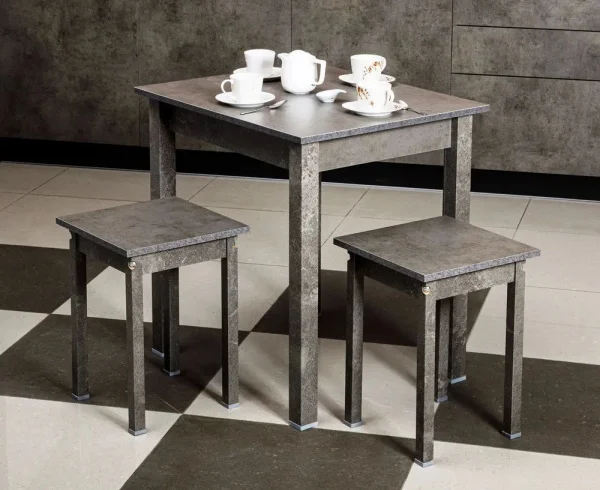 Стол обеденный Компакт бетон темный Стол обеденный Компакт бетон темный
